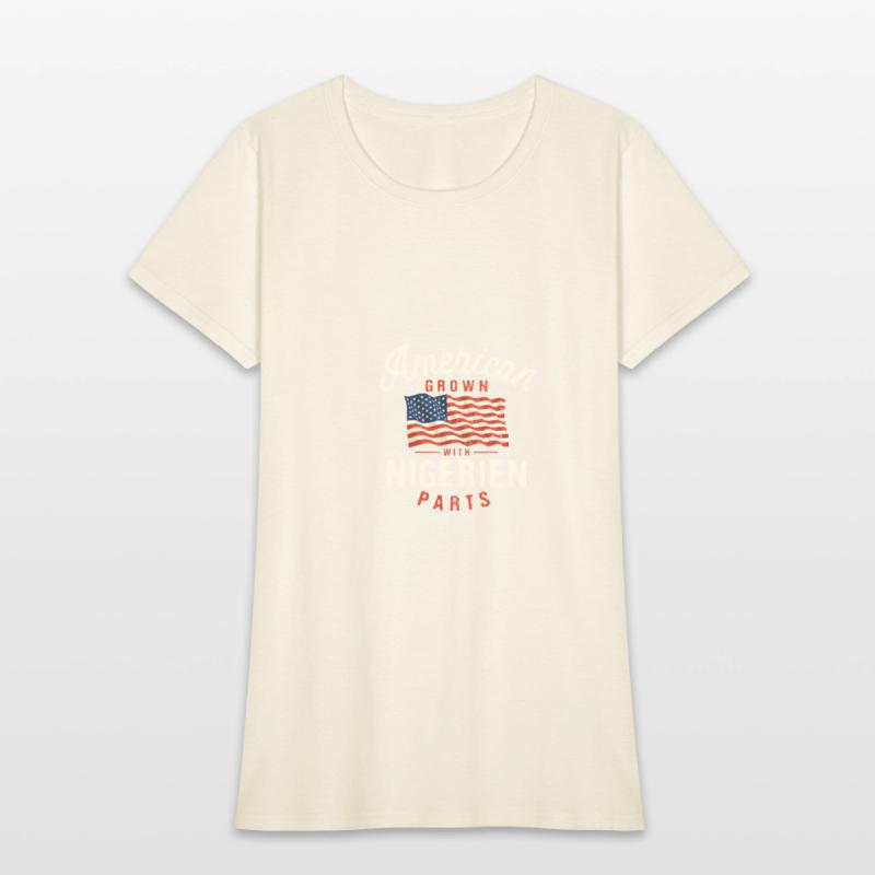American Grown with Nigerien Parts Patriotic Natio