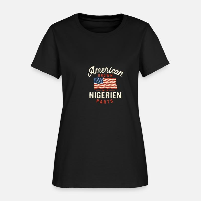 American Grown with Nigerien Parts Patriotic Natio