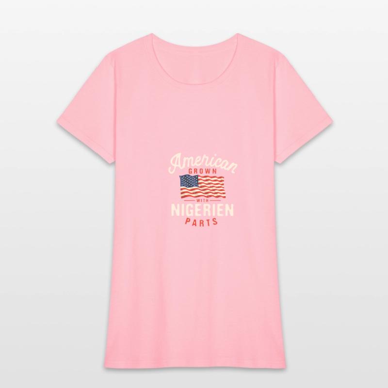 American Grown with Nigerien Parts Patriotic Natio