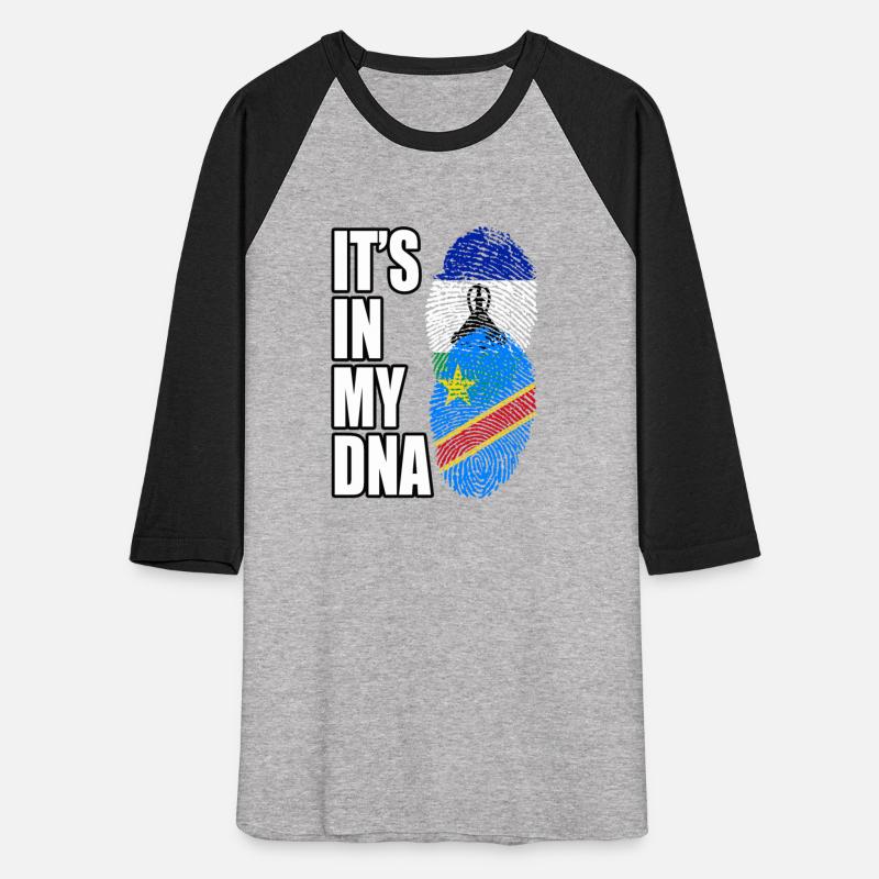 Basotho And Congolese Mix Heritage DNA Flag