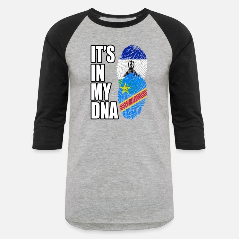 Basotho And Congolese Mix Heritage DNA Flag