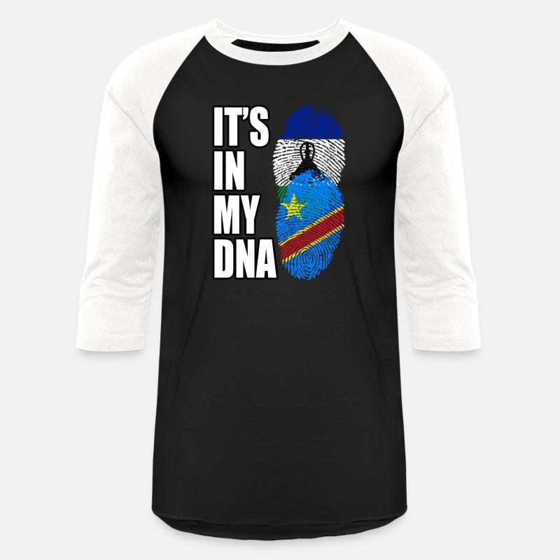 Basotho And Congolese Mix Heritage DNA Flag