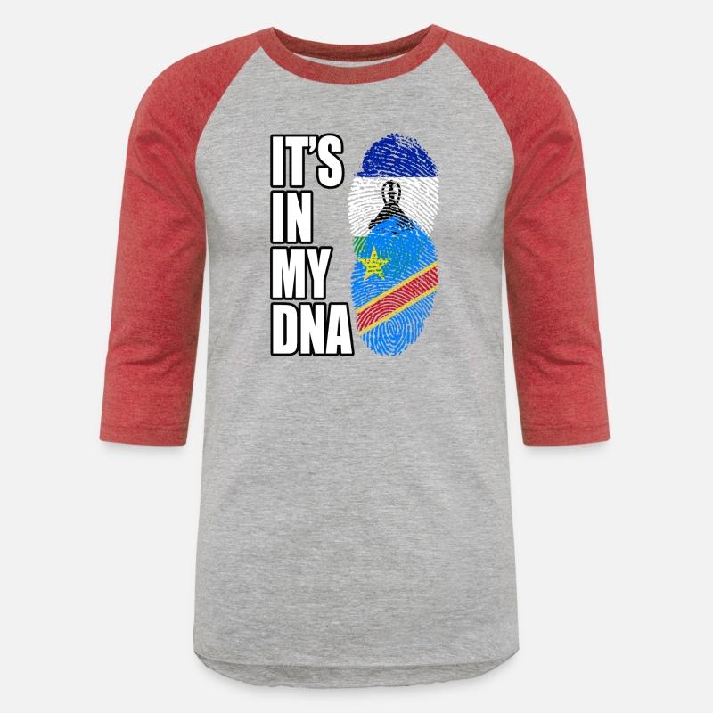 Basotho And Congolese Mix Heritage DNA Flag