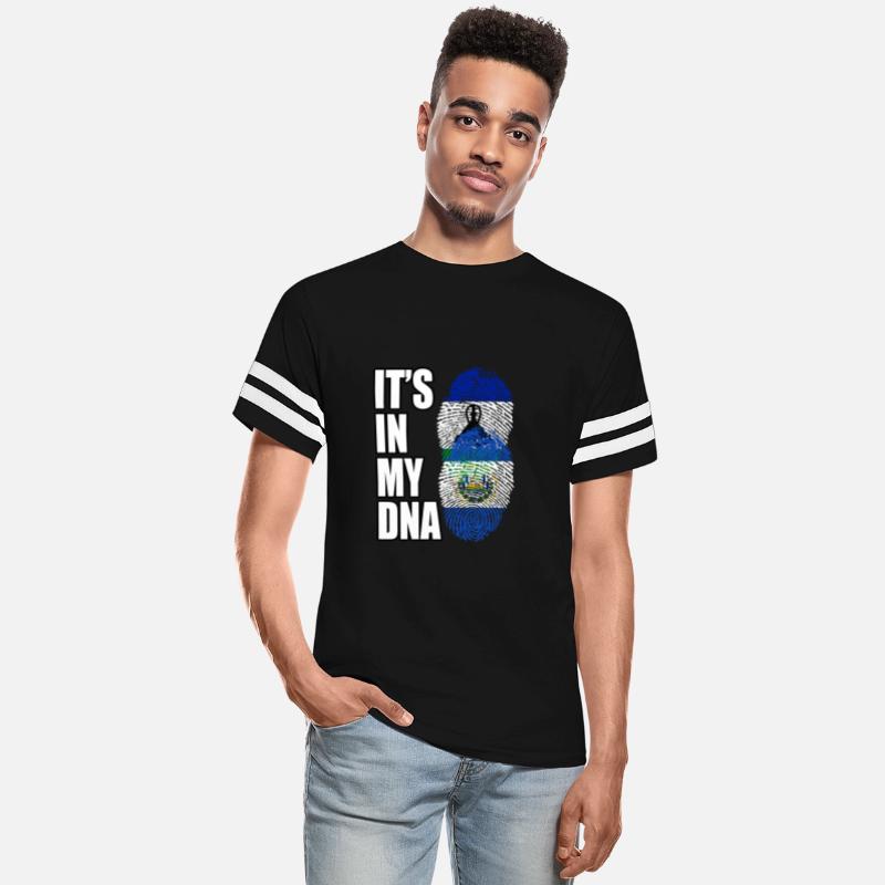Basotho And Salvadoran Mix Heritage DNA Flag