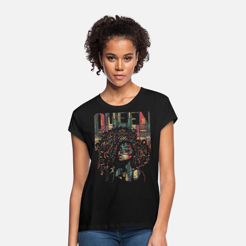 Black Queen Kente Cloth Woman Afro Word Art