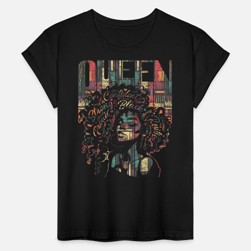 Black Queen Kente Cloth Woman Afro Word Art