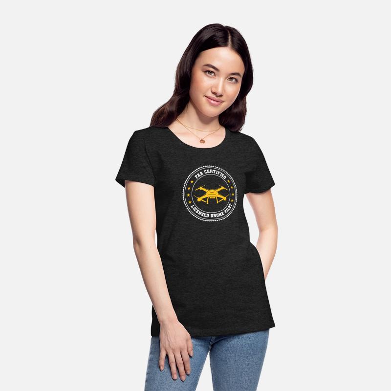 FAA Certified Licensed Drone Pilot t shirt