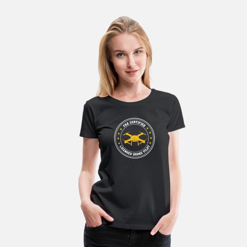 FAA Certified Licensed Drone Pilot t shirt
