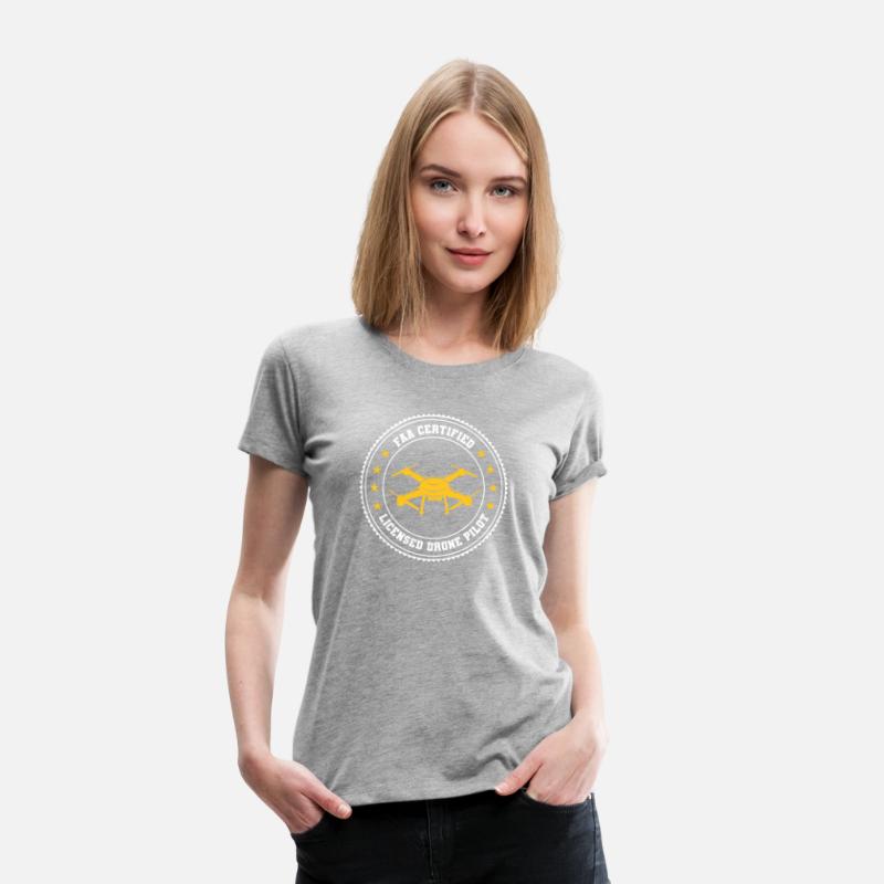 FAA Certified Licensed Drone Pilot t shirt