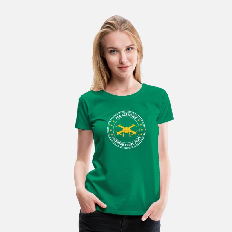 FAA Certified Licensed Drone Pilot t shirt