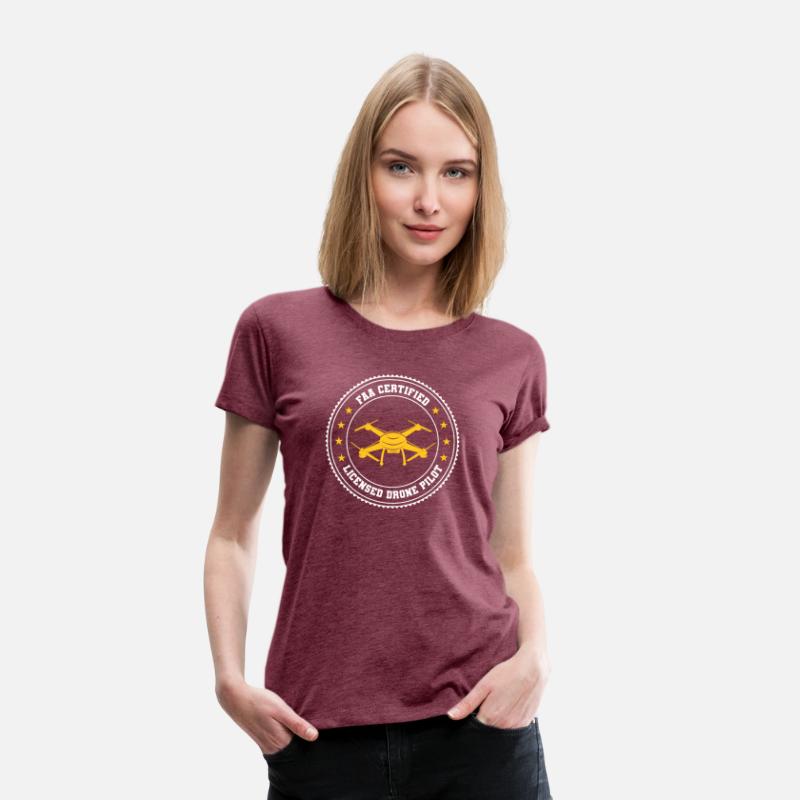 FAA Certified Licensed Drone Pilot t shirt