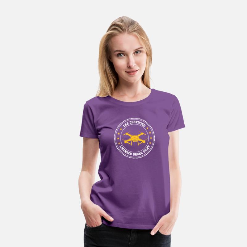 FAA Certified Licensed Drone Pilot t shirt