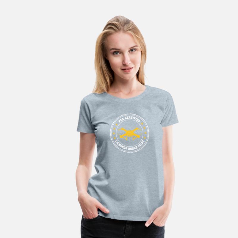 FAA Certified Licensed Drone Pilot t shirt