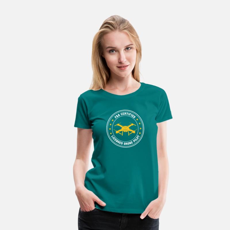 FAA Certified Licensed Drone Pilot t shirt