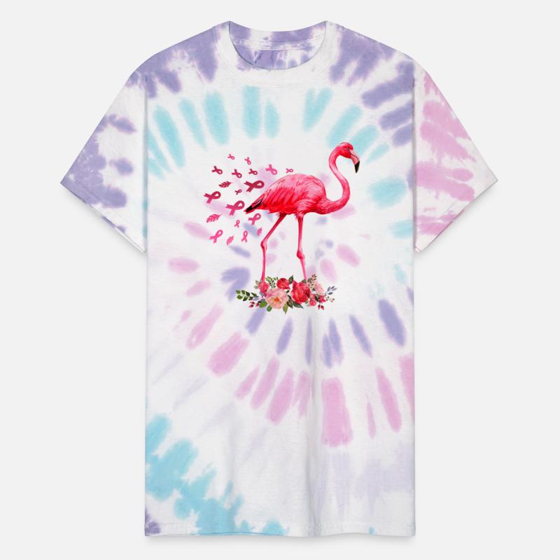 Flamingo Pink Ribbon Breast Cancer Awareness