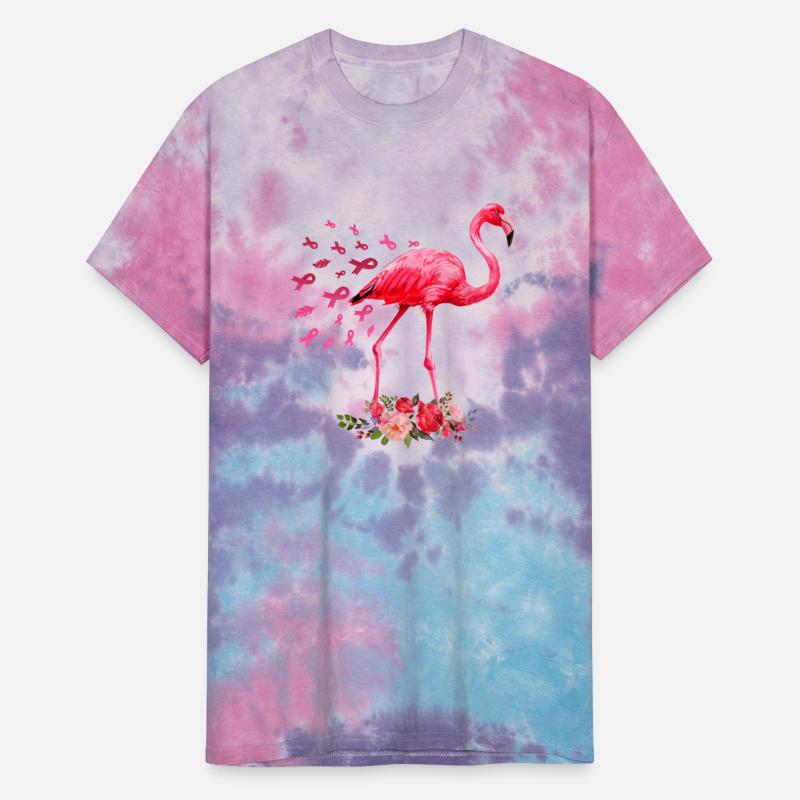 Flamingo Pink Ribbon Breast Cancer Awareness