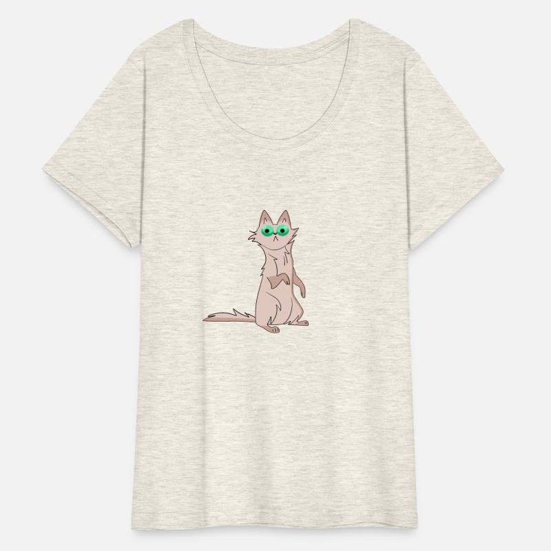 Funny hilarious shocked surprised grey cat cartoon