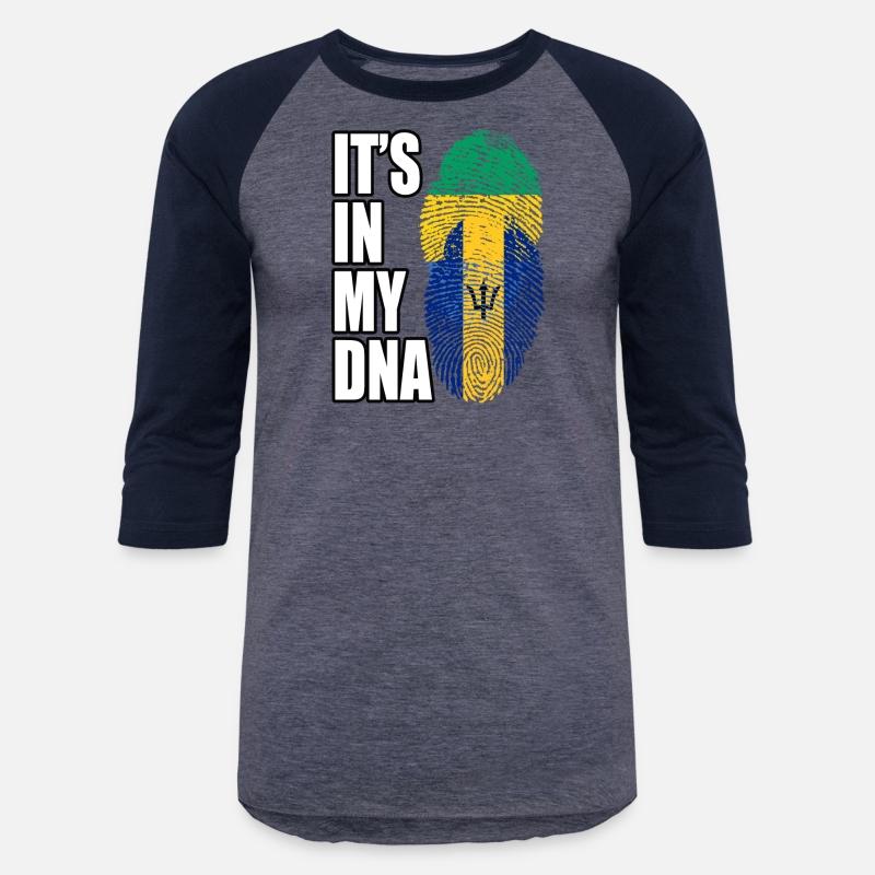 Gambian And Barbadian Mix Heritage DNA Flag