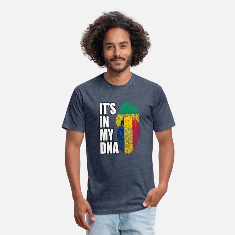 Gambian And Chadian Mix Heritage DNA Flag