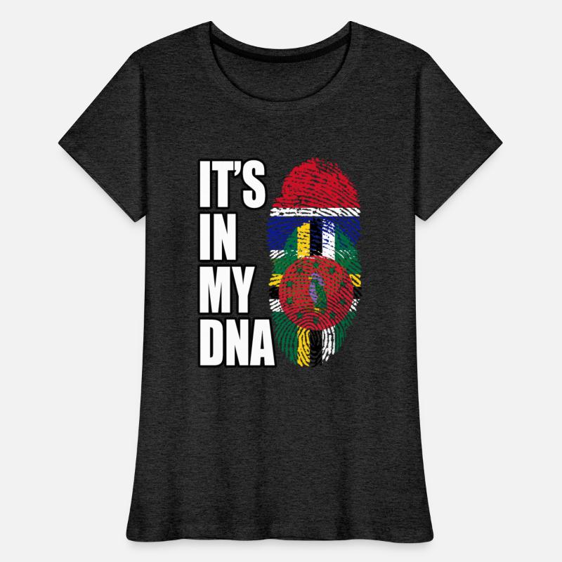 Gambian And Dominica Mix Heritage DNA Flag