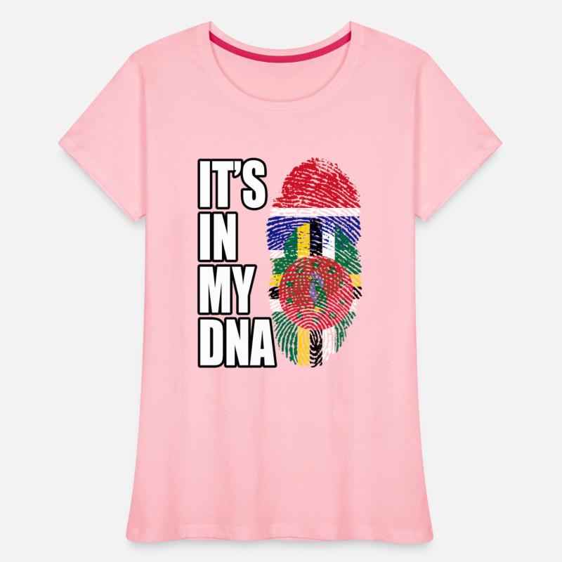 Gambian And Dominica Mix Heritage DNA Flag