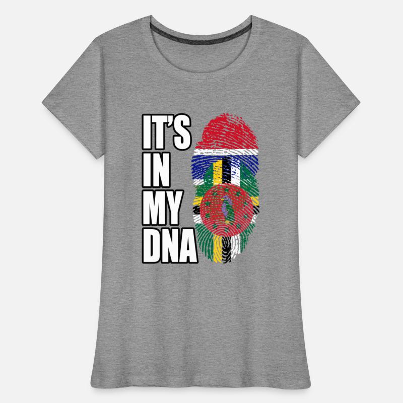 Gambian And Dominica Mix Heritage DNA Flag