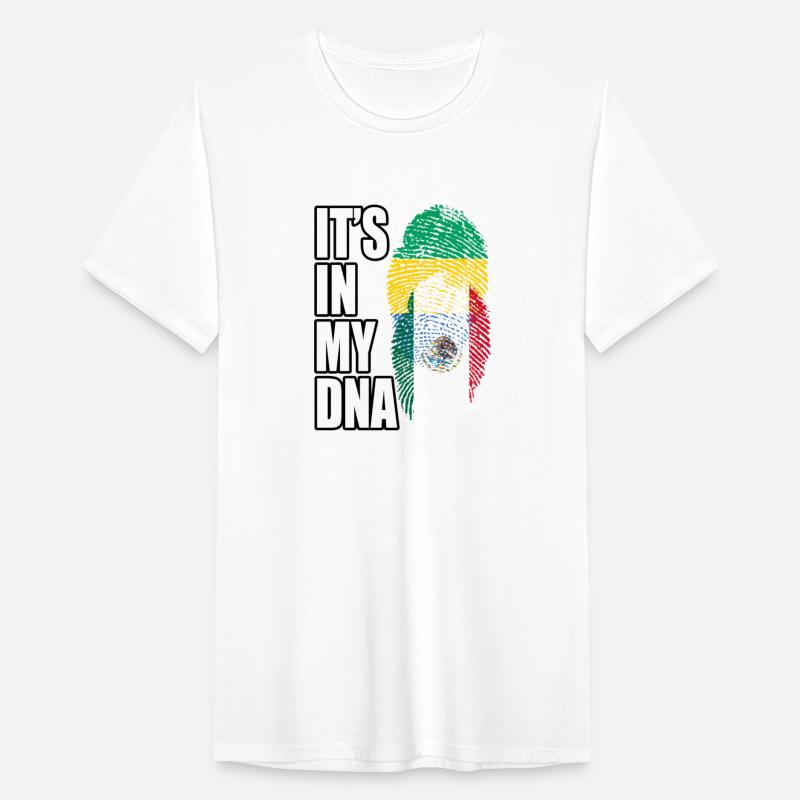 Gambian And Mexican Mix Heritage DNA Flag