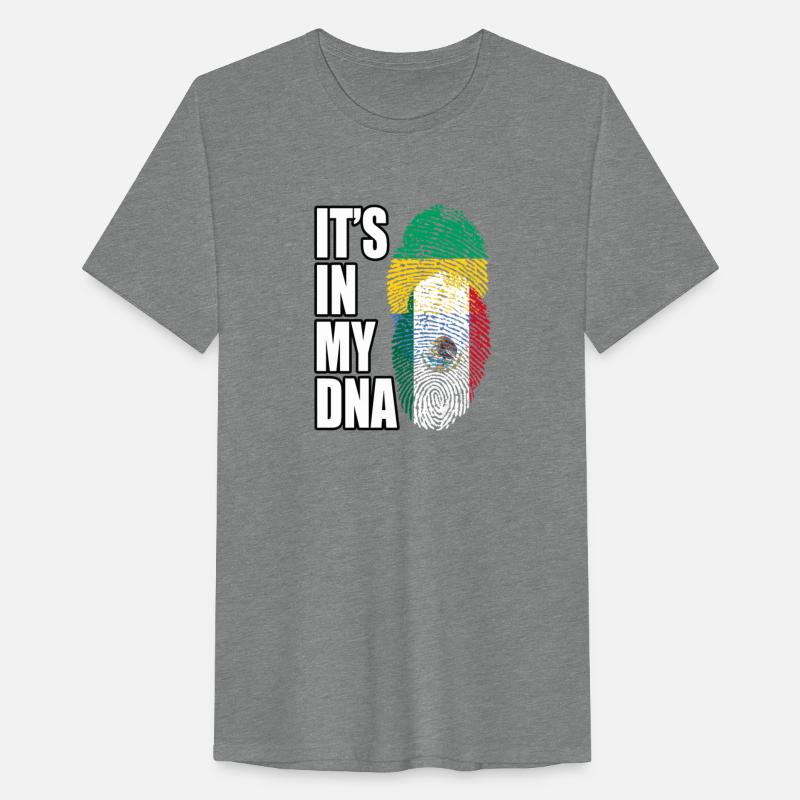 Gambian And Mexican Mix Heritage DNA Flag