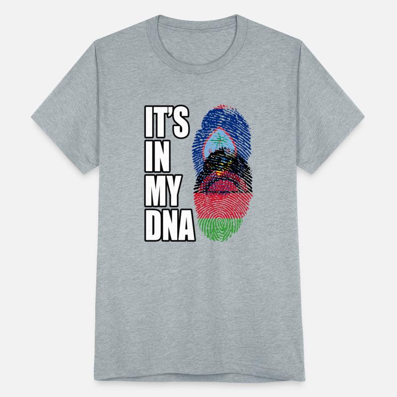 Guam And Malawian Mix Heritage DNA Flag