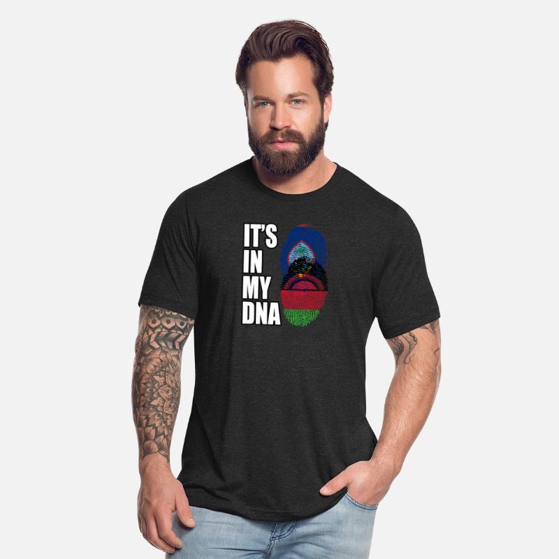 Guam And Malawian Mix Heritage DNA Flag