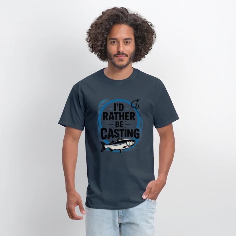 Id Rather Be Casting River Fishing