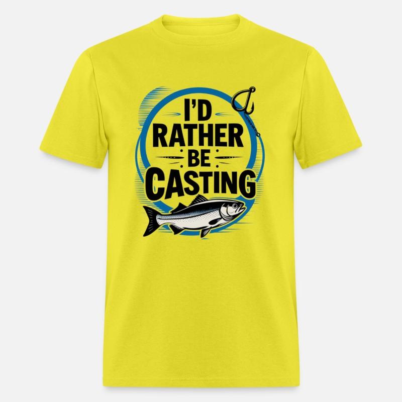 Id Rather Be Casting River Fishing