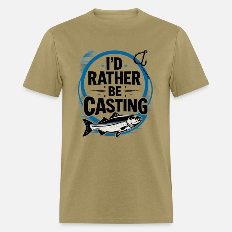 Id Rather Be Casting River Fishing