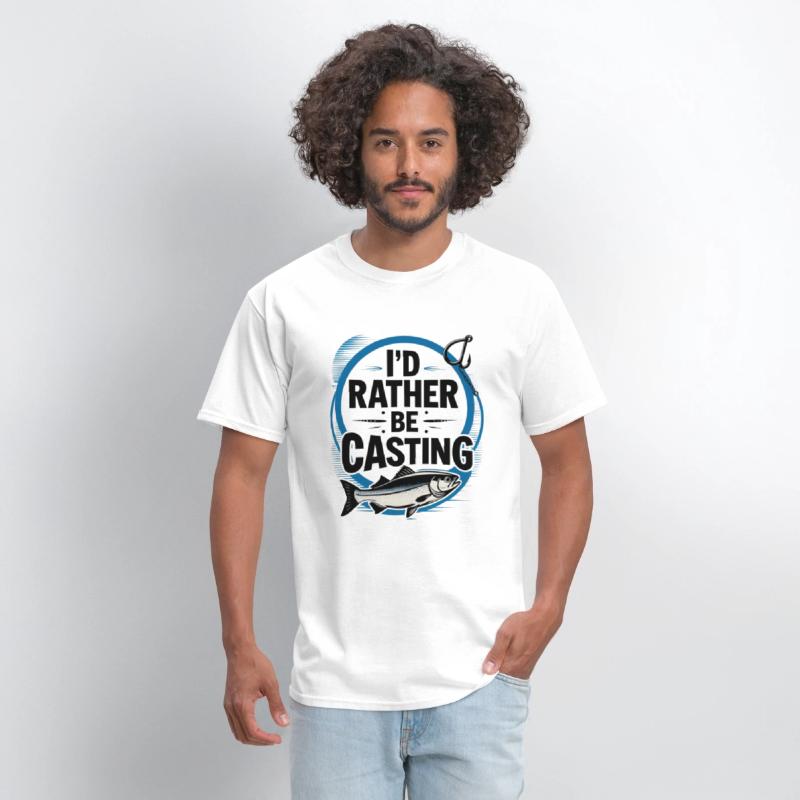 Id Rather Be Casting River Fishing