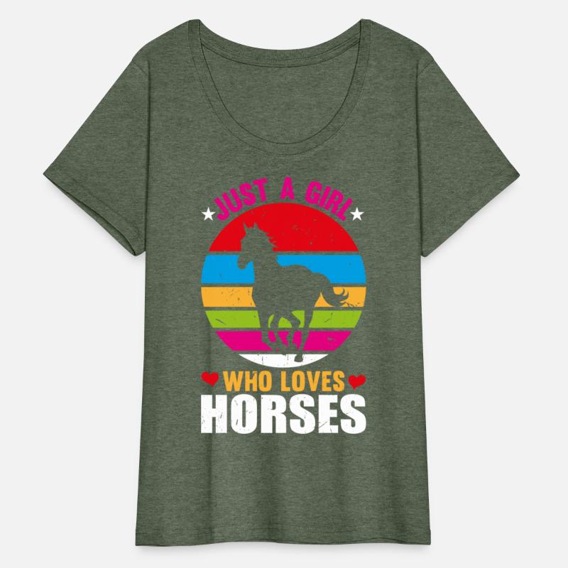 JUST A GIRL WHO LOVES HORSES