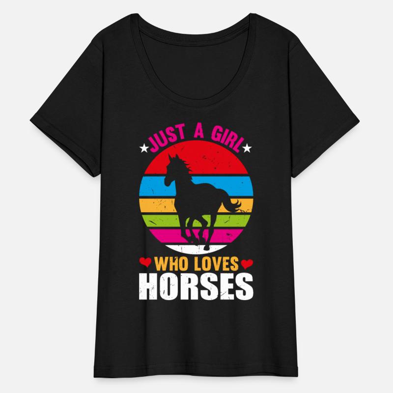 JUST A GIRL WHO LOVES HORSES