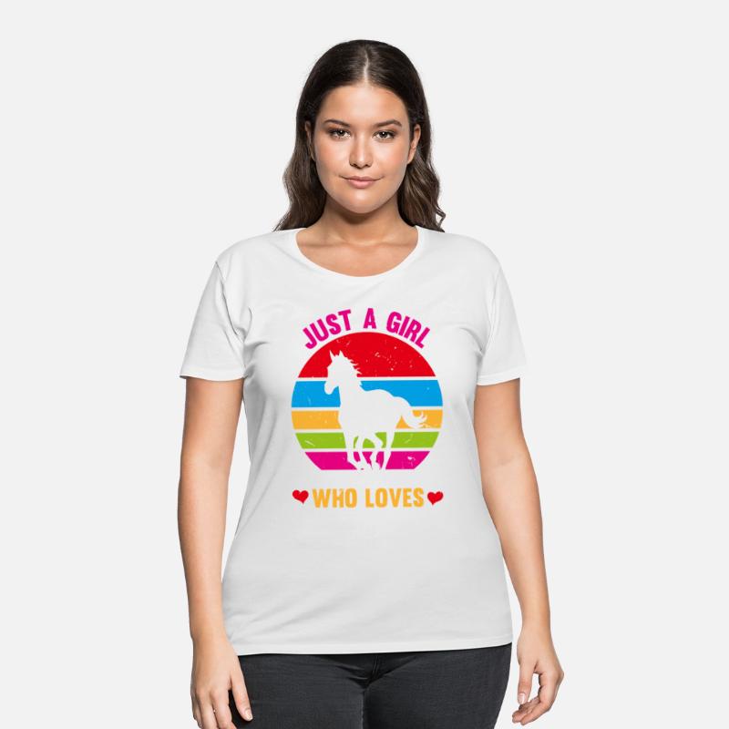 JUST A GIRL WHO LOVES HORSES