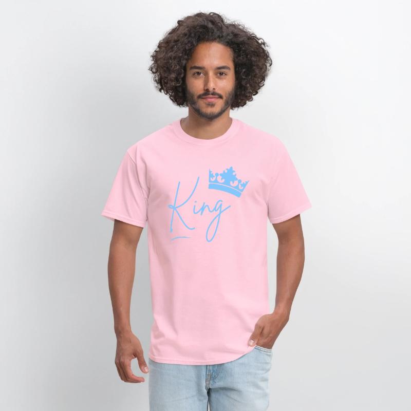 King tshirt lovely couples tees king and queen