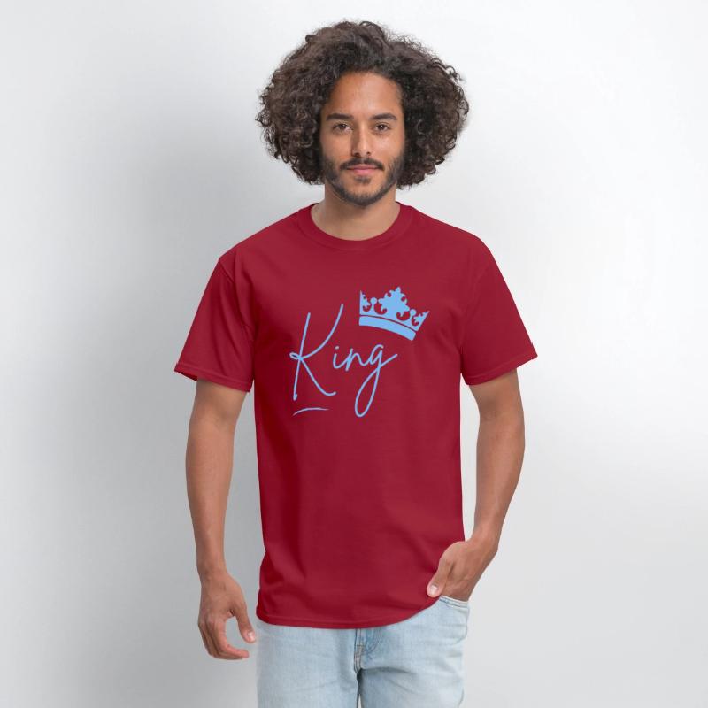 King tshirt lovely couples tees king and queen