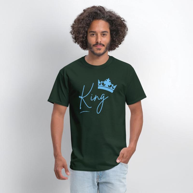 King tshirt lovely couples tees king and queen