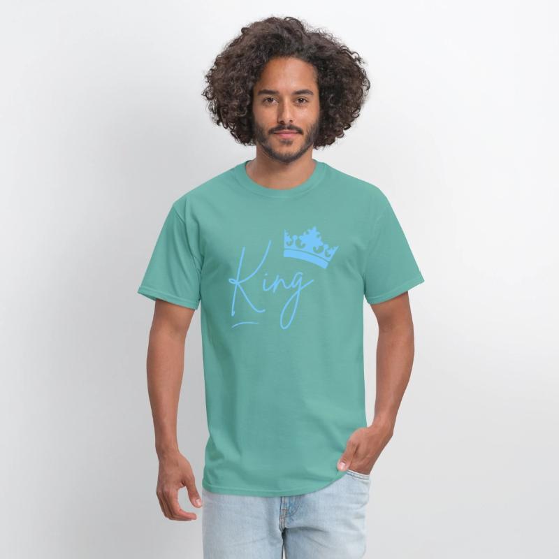 King tshirt lovely couples tees king and queen