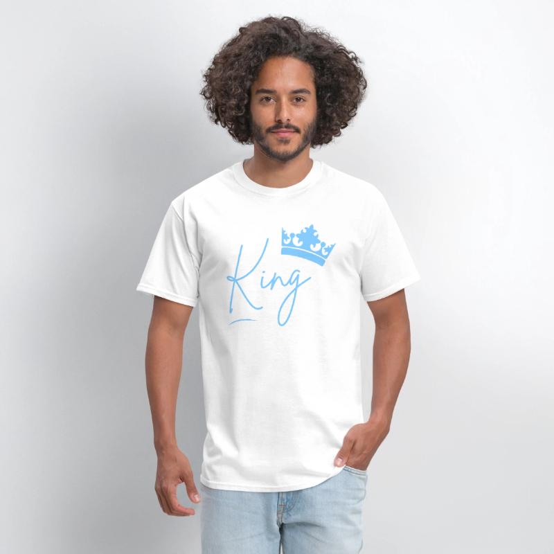 King tshirt lovely couples tees king and queen