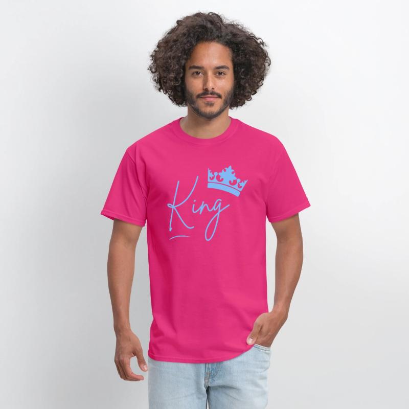 King tshirt lovely couples tees king and queen