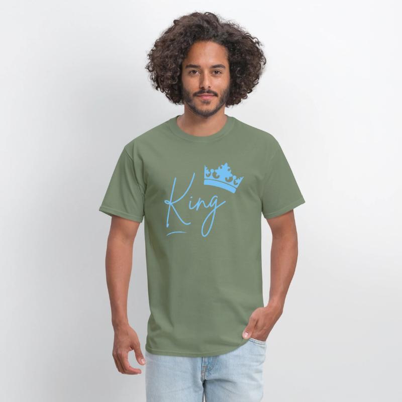 King tshirt lovely couples tees king and queen