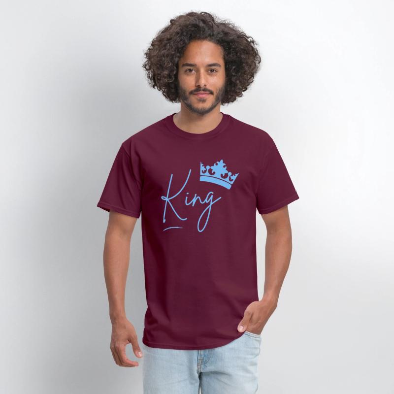King tshirt lovely couples tees king and queen
