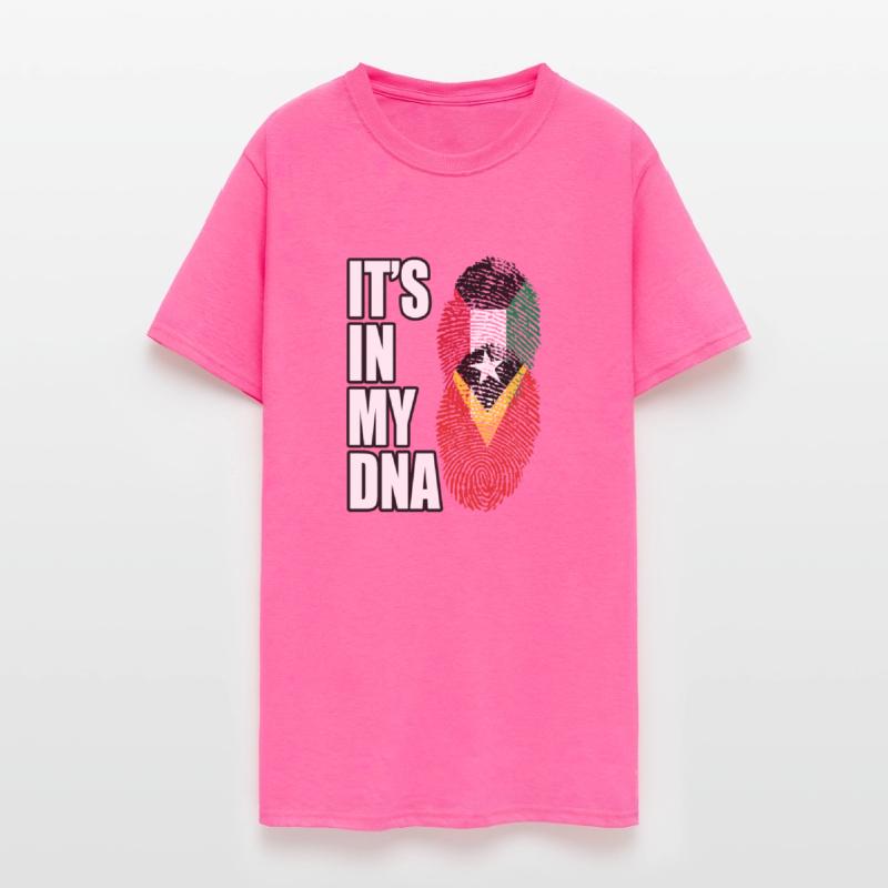 Kuwaiti And Timorese Mix Heritage DNA Flag