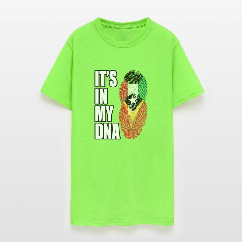 Kuwaiti And Timorese Mix Heritage DNA Flag