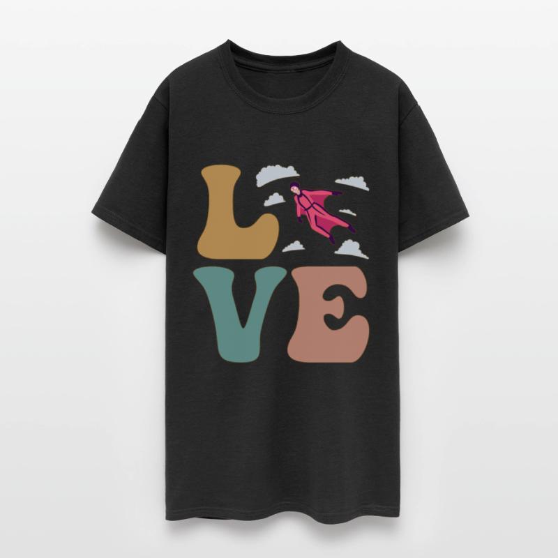 LOVE Wingsuit Flying Wingsuit Flyer Skydiving Base