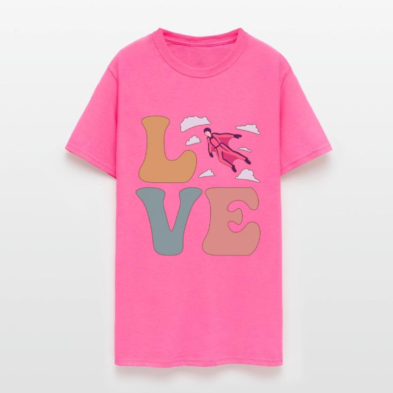 LOVE Wingsuit Flying Wingsuit Flyer Skydiving Base