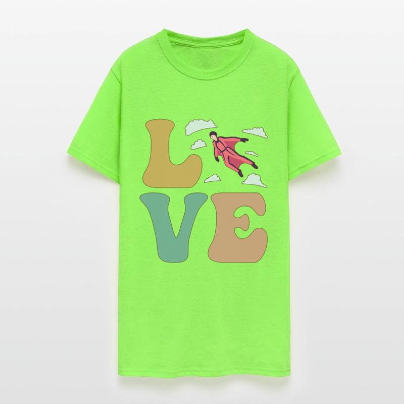 LOVE Wingsuit Flying Wingsuit Flyer Skydiving Base